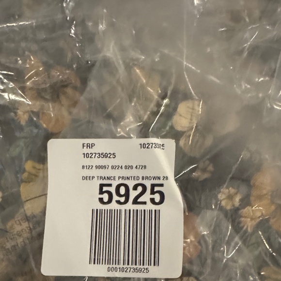 Free People Floral Jeans Deep Trance printed size 28 - Picture 2 of 5